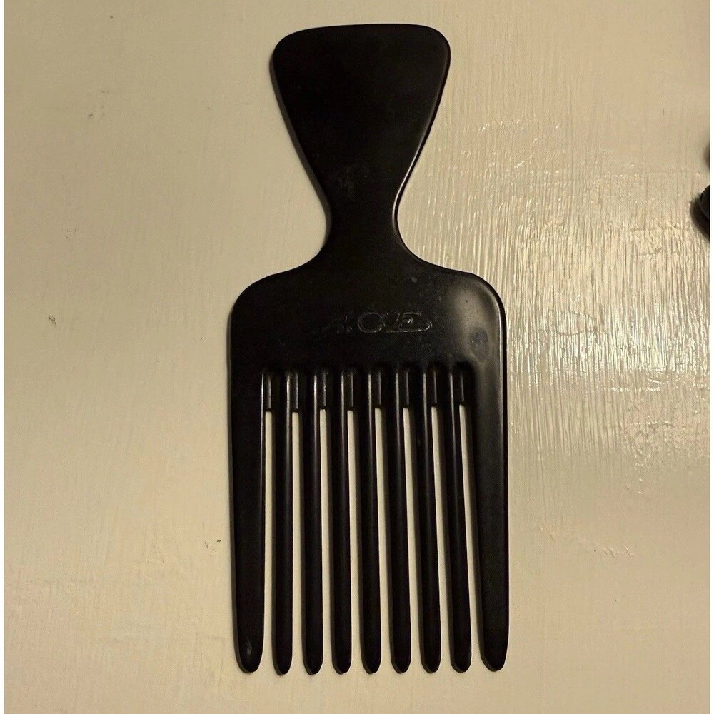 Goody Black Genuine ACE Hair Pick Comb USA Vintage Plastic